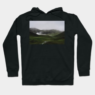 Steamy Hot Geothermal River Valley Reykjadalur in Iceland Hoodie